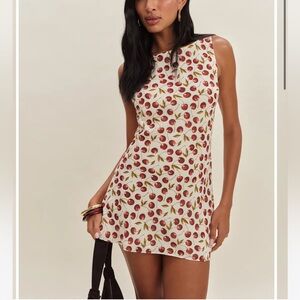 Reformation Dale Dress Ivory - Size M